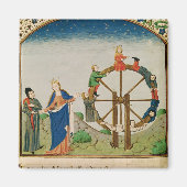 Boethius met het wiel Fortune Magneet (Voorkant)