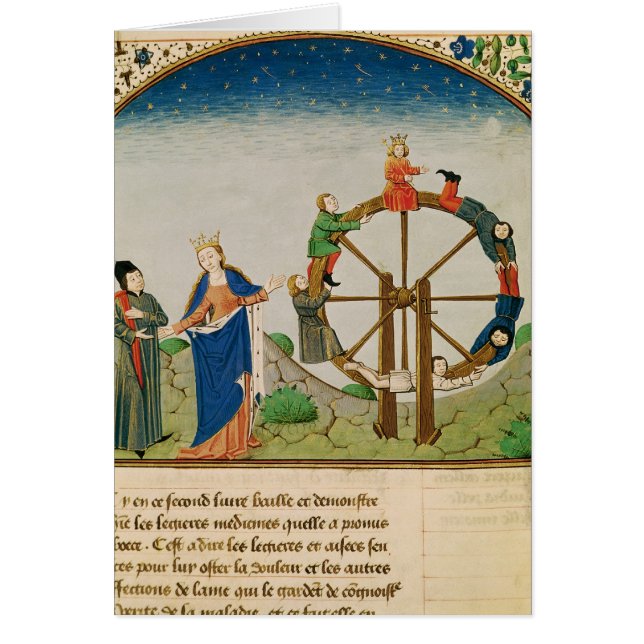 Boethius met het wiel van de Fortune (Voorkant)