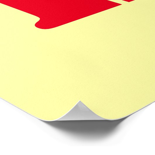 Boetiekverkoopteken, Kleinhandelsignage, Geel Poster (Hoek)