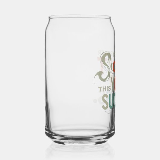 Boetseer Je Succes Blikvorm Glas (Rechts)