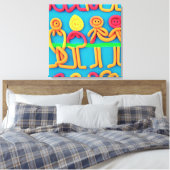 Boetseerklei Canvas Afdruk (Insitu (Slaapkamer))