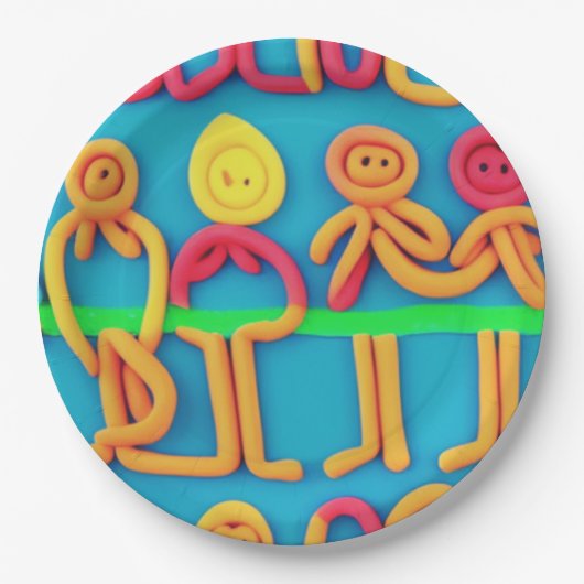 Boetseerklei Papieren Bordje (Voorkant)