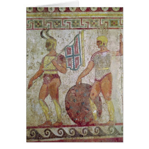 Boetsoldaten, tombe schilderij uit Paestum