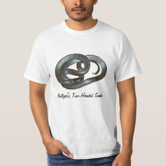 Boettger's Two-Headed Snake Value T-Shirt (Voorkant)
