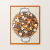 Boeuf Bourguignon Beef Stew Dinner Party Potluck Legpuzzel (Verticaal)