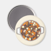 Boeuf Bourguignon rundvlees Bourgondië stoofpot Fr Magneet (Voorkant / Achterkant)