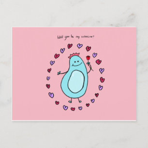 Boey will you be my valentine card feestdagenkaart