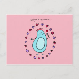 Boey will you be my valentine card feestdagenkaart