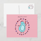 Boey will you be my valentine card feestdagenkaart (Voorkant / Achterkant)