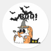 boezemdag ronde sticker (Voorkant)