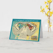 Boezemvriend, Huwelijk, Jubileum, Hebreeuws Joods Kaart (Gele Bloem)