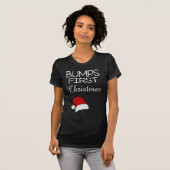 Bof First KerstShirt Funny Xmas Materasjerie T T-shirt (Voorkant volledig)