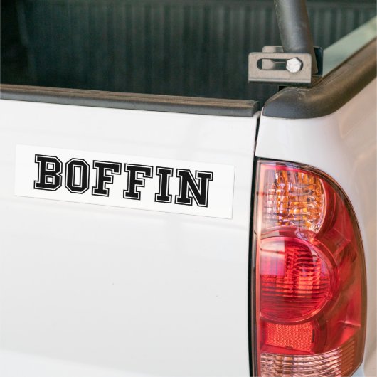 BOFFIN BUMPERSTICKER (Op Truck)