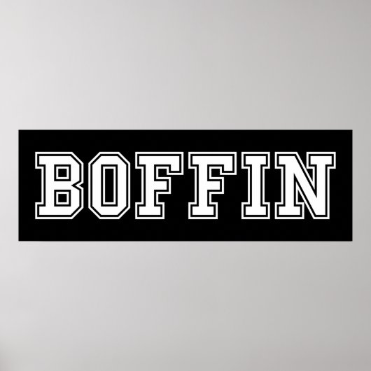 BOFFIN POSTER (Voorkant)