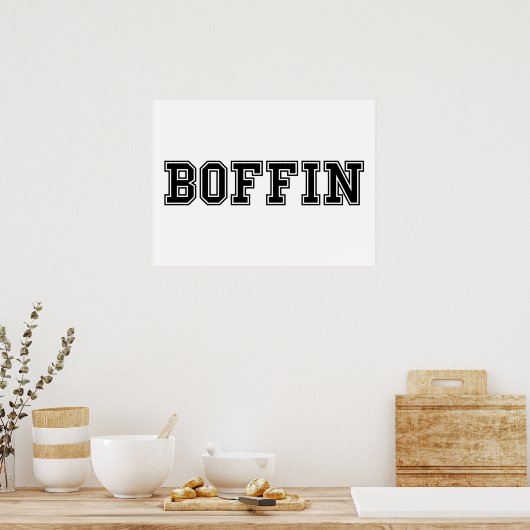 BOFFIN POSTER (Keuken)