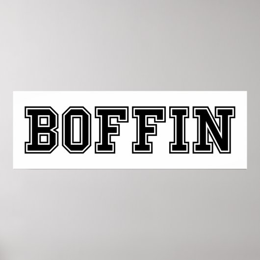 BOFFIN POSTER (Voorkant)