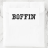 BOFFIN RECHTHOEKIGE STICKER (Tas)