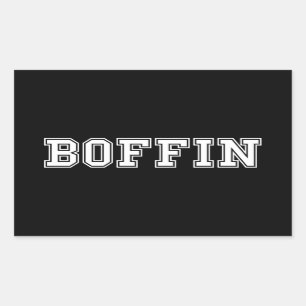 BOFFIN RECHTHOEKIGE STICKER