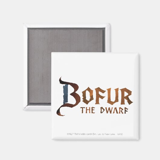 Bofur-naam Magneet (Voorkant / Achterkant)