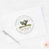 Bog Cranberry Honey Label met Cranberries (Envelop)