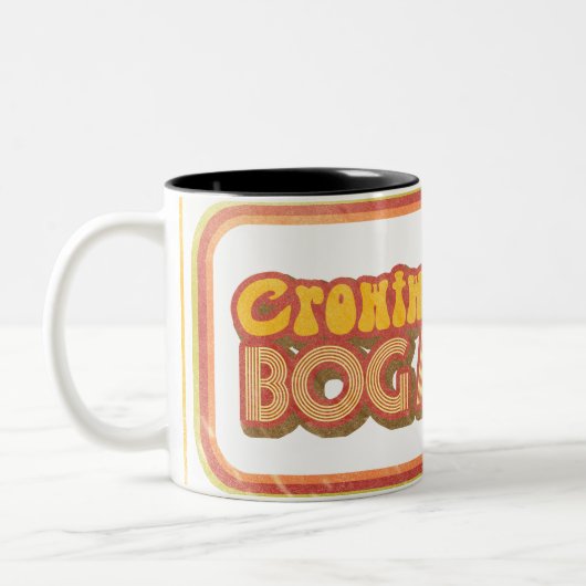 Bog Magic 70 s Tweekleurige Koffiemok (Links)