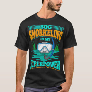 Bog Snorkeling Diver Cup Diving Bogland T-shirt