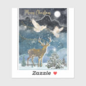 Boganhues Christmas Print Sticker (Vel)