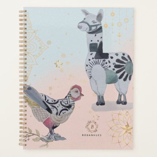 "Boganhues Farmyard Fusion" Planner (Voorkant)