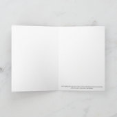 "Boganhues Luxe print met rendier" Kaart (Binnen)