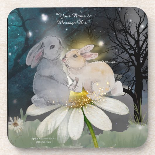 Boganhues "Pipa & Marlow" print Bier Onderzetter (Voorkant)