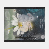Boganhues "Pipa & Marlow" print  Fleece Deken (Voorkant (Horizontaal))