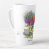 Boganhues Pipa & Marlow Print Latte Mok (Linkerhoek)