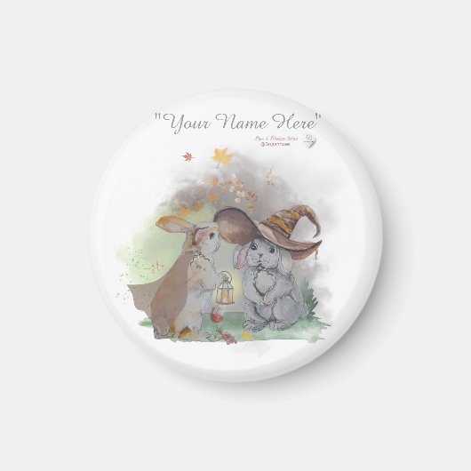 Boganhues "Pipa & Marlow" serie print Magneet (Voorkant)