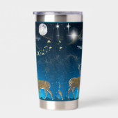 Boganhues Premium Christmas Print  Geïsoleerde Drinkbeker (Rechts)