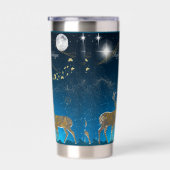 Boganhues Premium Christmas Print  Geïsoleerde Drinkbeker (Rechts)