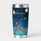 Boganhues Premium Kerst Print Geïsoleerde Drinkbeker (Voorkant)