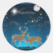 Boganhues Premium Kerst Print Sticker (Voorkant)