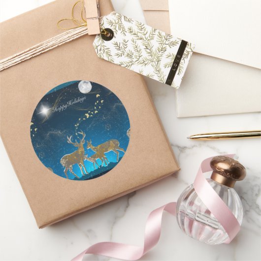 Boganhues Premium Kerst Print Sticker (Geschenken)