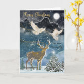 Boganhues Print Gevouwen Wenskaart Kaart (Gele Bloem)