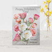 Boganhues Print Luxe Velentine Kaart (Gele Bloem)