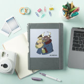 Bogdan de Stier Cartoon Handhaver Sticker (iPad Cover)
