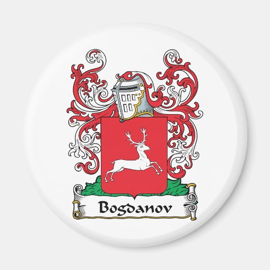 Bogdanov Family Crest Magneet (Voorkant)