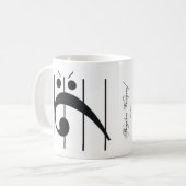 Bogdon Vasquaf-mok met logo Koffiemok (Voorkant links)