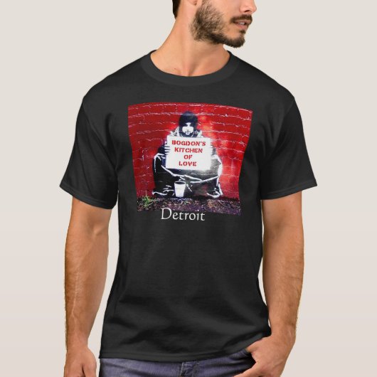 Bogdon's keuken of Love Detroit T-Shirt (Voorkant)