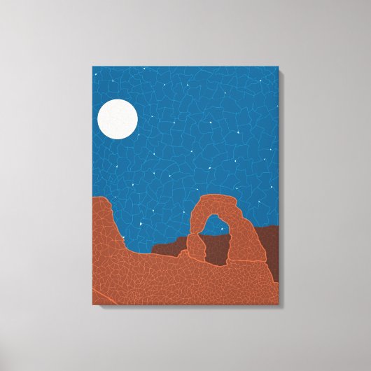 Bogen Abstract Canvas Afdruk (Voorkant)