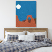 Bogen Abstract Canvas Afdruk (Insitu (Slaapkamer))