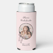 Bogen & Babes Bachelorette Party Favor Aangepaste  Seltzer Blikjeskoeler (Seltzer Achterkant)