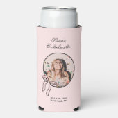 Bogen & Babes Bachelorette Party Favor Aangepaste  Seltzer Blikjeskoeler (Seltzer Voorkant)