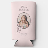Bogen & Babes Bachelorette Party Favor Aangepaste  Seltzer Blikjeskoeler (Voorkant)