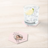 Bogen & Babes Roze Bow Coquette Bachelorette Party Kartonnen Onderzetters (Insitu)